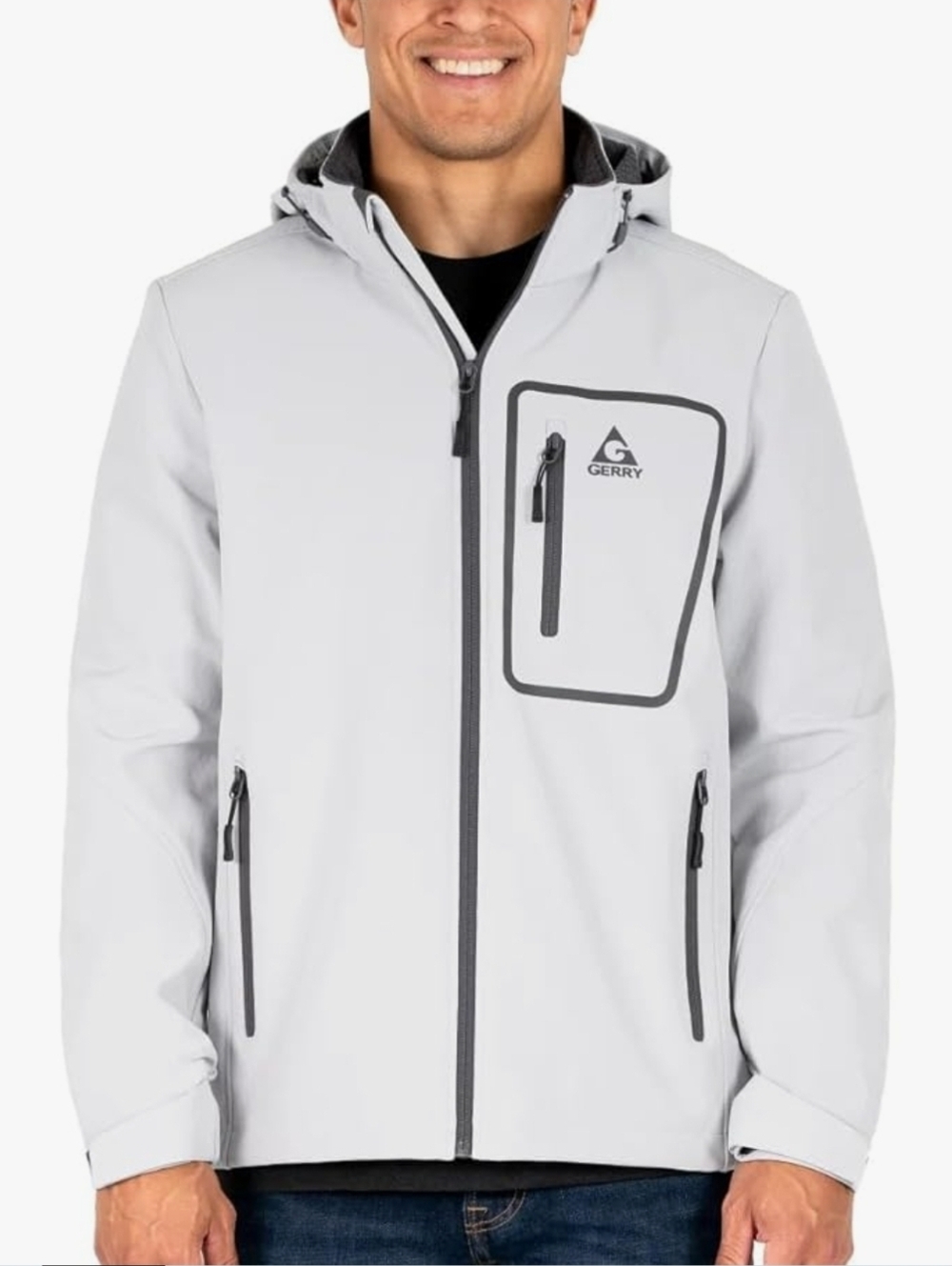 New Gerry Weber Men's  Hooded Softshell Jacket - Picture 2 of 6